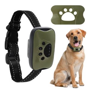 Pet Dog Anti Barking Device USB Rechargeable Dogs Training Collar Ultrasonic Stop Barking Vibration Anti Bark Collar2026