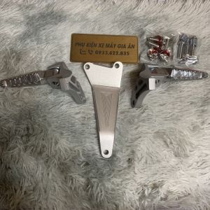 [Hình thật Video thật] Combo Gác Chân Malay + Pát Treo Pô Nhôm CNC  Winner V1/Winner X/ Sonic