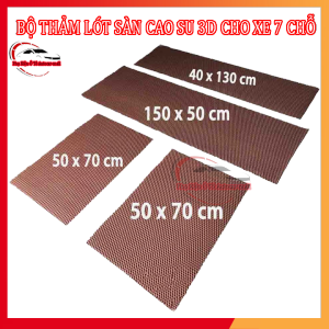 Bộ Thảm Lót Sàn Cao Su 3d Cho Xe Ô Tô 7 Chỗ Thảm Tổ Ong Dạng Cuộn Dày Không Bị Vụn Vỡ Với 2 Tấm Kích Thước 50x70cm 1 Tấm 50x150cm 1 Tấm 40x130cm