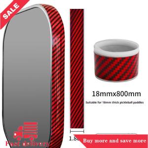 [COD] Laser Pickleball Paddle Protection Tape-Paddle Head Edge Guard-Racket Edge Protection Tape-Fit Perfectly Curved Edge Laser Tape