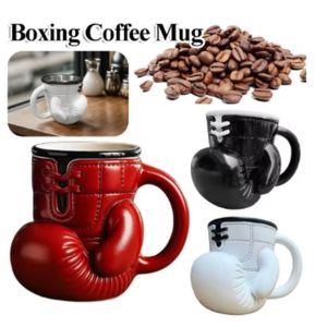 JGYBI Resin Material Boxing Glove Mug Boxing Glove Design Themed Design Boxing Coffee Mug Funny Heat Resist Sports Themed Mug For Boxing Lovers