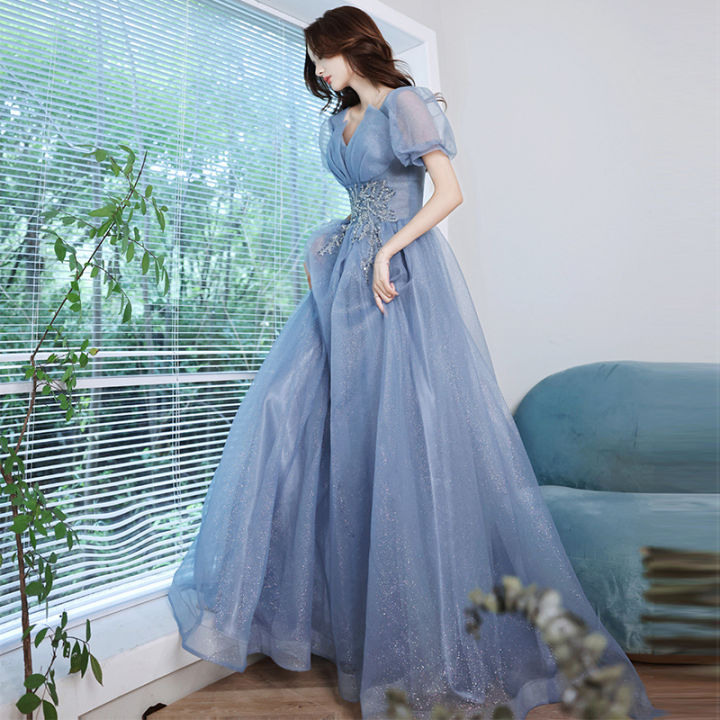 Lựa chọn đầm dạ hội màu xanh tôn nét SANG TRỌNG & THANH LỊCH cho nàng