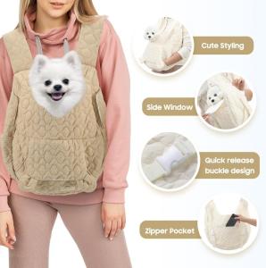 Dog Backpack Dog Chest Bag Dog Carrier for All Breeds - Comfortable Pet Travel Sling