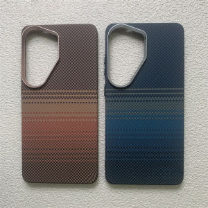 Magnetic Cell Phone Case for Samsung S26 S25 S24 S23 Ultra Shell Carbon Fiber Texture PC Hard Camera Lens Protective Back Covers