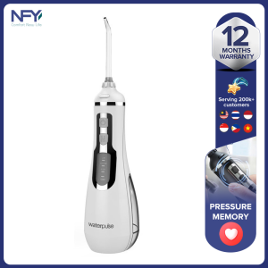 Waterpulse V500 portable electric dental floss device with automatic memory for multi range pressure regulation