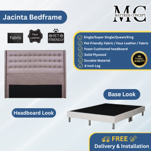Mattress Concept Jacinta Divan Bedframe Pet Friendly Fabric/Faux Leather/Fabric All Size Available