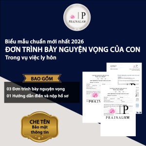 [HỎA TỐC] 03 Mẫu Đơn Trình Bày Nguyện Vọng Của Con (Ly Hôn) 2026 + Hướng Dẫn Chi Tiết P10| Prajnalaw