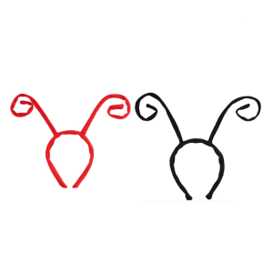 2Pcs Butterfly Headband Bugs Headband Hair Band for Halloween Cosplay Parties Costume Accessories