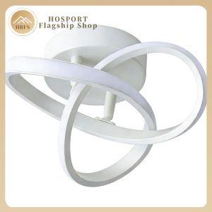 Chic Acrylic Trefoil Ceiling Light 9.84 Inch Dimmable LED for Living Room Bedroom and Kitchen