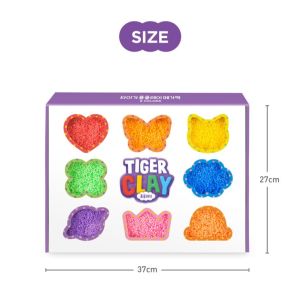 ĐẤT NẶN BỌT BIỂN MY LITTLE TIGER FOAM CLAY MEGA PACK HÀN QUỐC DÀNH CHO BÉ THỎA SỨC SÁNG TẠO