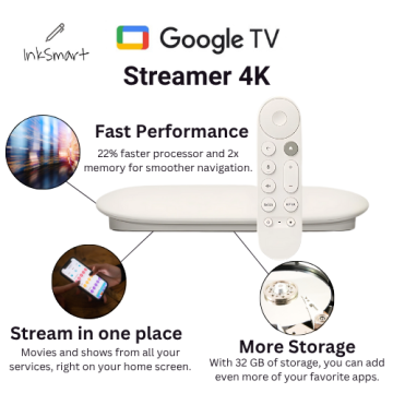 Shop Google Chromecast 4k With Google Tv at Better Price Online