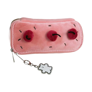 Phim hoạt hình bánh túi đựng bút chì hộp bút chì sức chứa lớn zippered bút chì Túi Túi đựng mỹ phẩm du lịch cho sinh viên nghệ sĩ