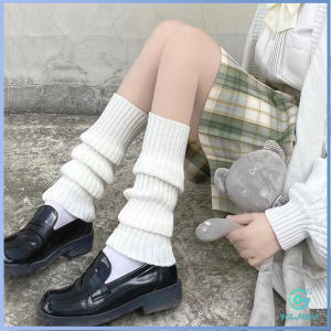 Yolanda ถุงน่องแฟชั่น แบบยาว แมชเข้ากับสไตล์สาว Y2K  ผ้าถัก ยืดหยุ่นดี Ankle Socks