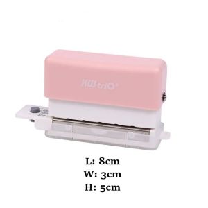 Cute Ring Punch Mini Paper Puncher A4 B5 A5 Loose Leaf Hole Manual Notebook Scrap Binding Machine MK