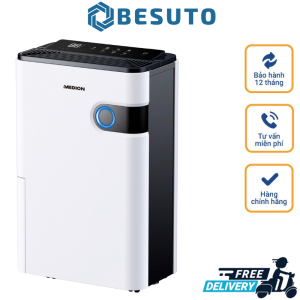 Máy Hút Ẩm MEDION MD11132 Dung Tích 24L Kết Nối App Điện Thoại Cảm Biến Độ Ẩm Tiết Kiệm Điện Nhập Đức BH 12 Tháng