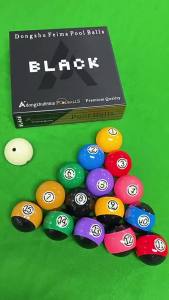 National Standard Large 572 Black King Kong TV Crystal Ball Black 8 Billiard Balls Standard 16 Color American Style Pool