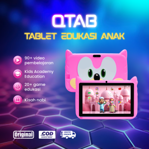 SMART TABLET QTAB - QURAN TABLET ANAK ANDROID 4/64GB | TABLET EDUKASI ISLAMI & MENGAJI TERBARU