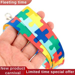 Fleeting time Autism Maze Cartoon Phone Lanyard Cute Lanyard Keychain ID Card Mobile Phone Badge Key Ring Holder Neck Straps Accessories