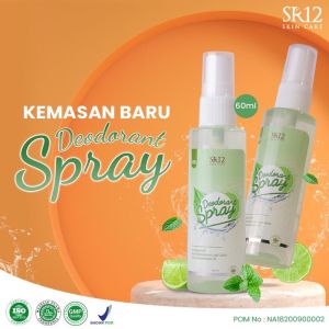 SR12 Deodorant Tawas Spray Ampuh Atasi Bau Badan Keringat Berlebih Dan Mencerahkan Ketiak