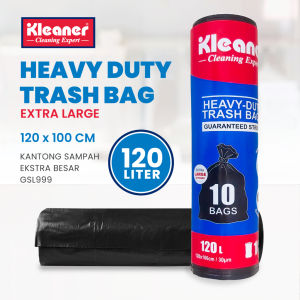 Kleaner Kantong Sampah Heavy Duty 10 pcs 120 Liter uk L 120 x 100 cm GSL999