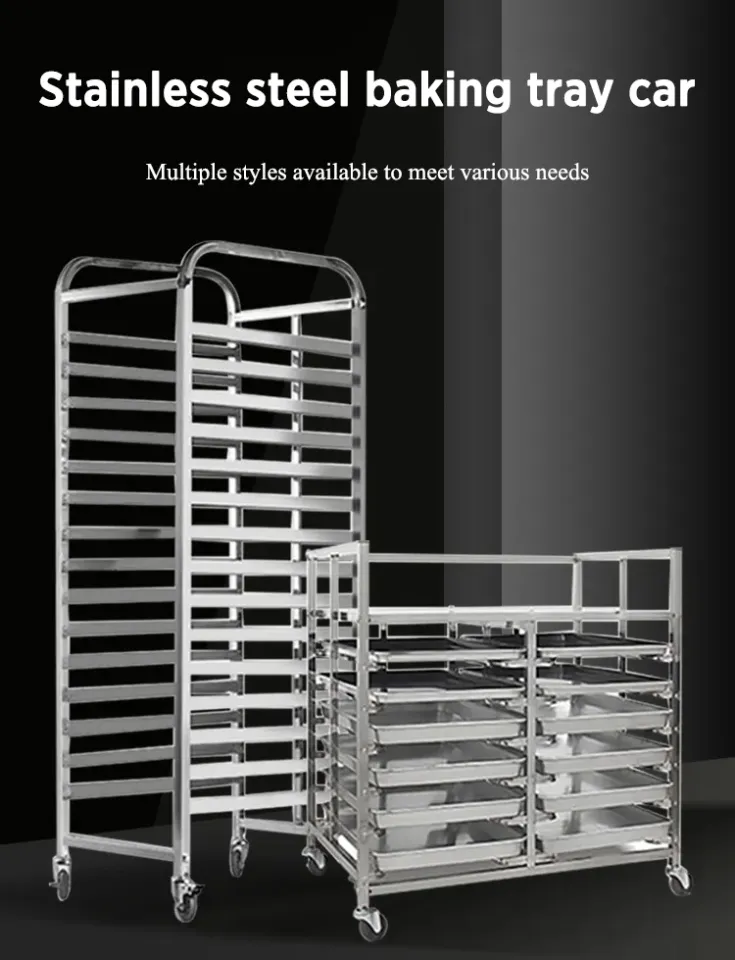 Commercial Stainless Steel Baking Tray Rack 6/12/15layer Cooling