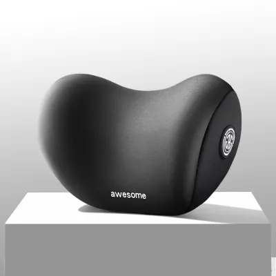 （COD） Bantal Mobil Mewah Sandaran Leher Punggung Memory Foam Kulit Premium Kepala Penumpang