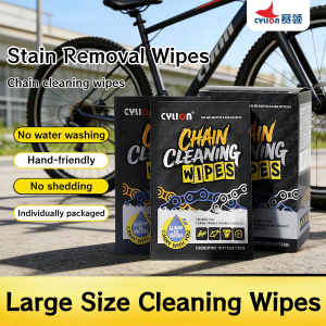 Multi-purpose Bicycle Chain Cleaning Wipe For Bike Chain Frame Wheel Hub Large-size Chain Stain Removal Wipe