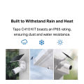 TP-Link 2K/3MP Wire Free Solar Powered CCTV Camera Color Night Vision IP65 No Hub Required Tapo C410 KIT / C410. 