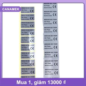 【CANAMEK】 10 cái 36v250w 48v750w giữa ổ đĩa động cơ sticker xe đạp điện chuyển đổi kit sticker cho hub bánh xe dirve xe đạp động cơ