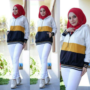 FEMMESHOP - JAKET WANITA / JAKET KOMBI / JAKET MURAH - FN JAKET TRITONE