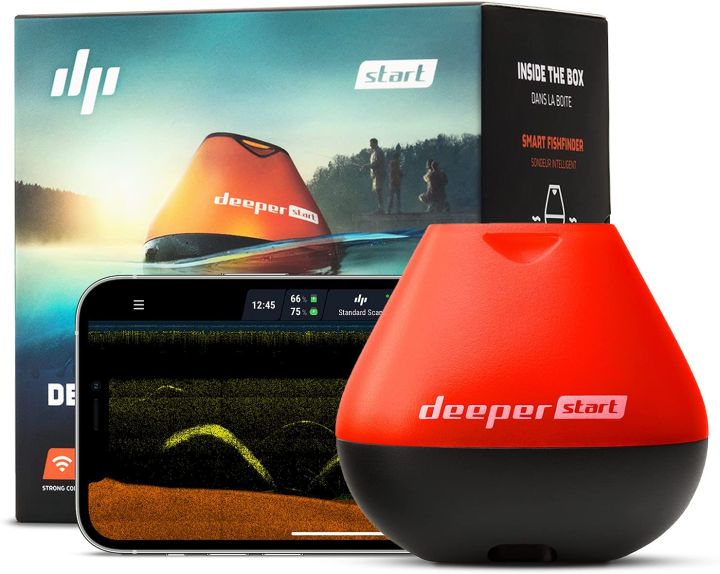 Deeper START Smart Fish Finder – Castable Wi-Fi fish finder and