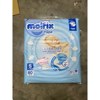 Molfix Extra Dry Diapers Tape S80/M60/L58/XL50/XXL40