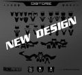Decal crf 150 l full body hitam sangar merah putih biru free custom nama nomor. 