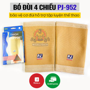 Combo 2 Bó Đùi 4 Chiều PJ-952 Freesize - Bảo Vệ Cơ Đùi Chống Chấn Thương Hỗ Trợ Tập Luyện Thể Thao An Toàn Hiệu Quả - Chất Liệu và Công Nghệ Đài Loan Cao Cấp Co Dãn 4 chiều Định Hình Tốt Cam Kết Sản Phẩm Như Hình