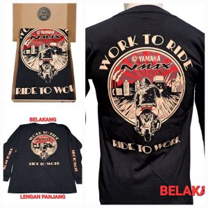 kaos motor nmax lengan panjang/kaos sunmori nmax pria