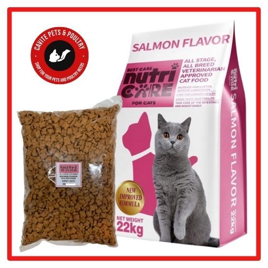 Nutricare cat food for all life stages SALMON FLAVOR 1 Kilo