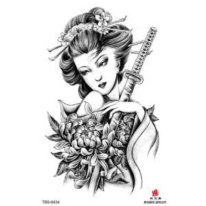 Zaril Tato Temporer Tattoo Tatto Temporary Tahan Air Sementara Anti Air Seri TBS-8434