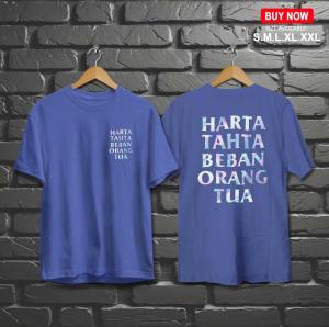 Kaos Premium Pria Tshirt Distro Gambar HARTA TAHTA Pakaian Pria / Koas Pria dan Wanita Distro