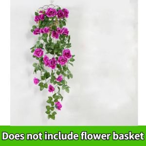 90cm hoa hồng giả nho cây treo hoa giả nhà vườn đám cưới trang trí ngoài trời trong nhà