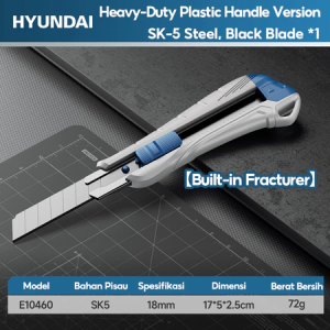 Hyundai Cutter Pisau Cutter Besar Silet Pemotong Kertas Kater Potong Utility Cutter Knives