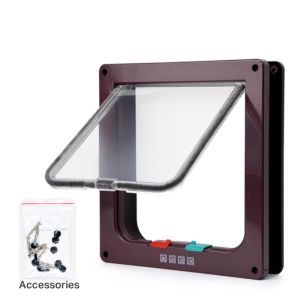 Pet Door Hole Dog Door Two Way Thin Glass Door Cat Hole Installation Iron Door Storage Box Bedroom Door With Cat Hole