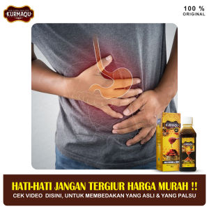 Obat Asam Lambung Maag Sembelit Perut Kembung Nyeri Ulu Hati Mual Muntah Mulut Asam Refluks dengan Madu KURMAQU  Sudah BPOM & Halal MUI