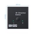♥ SFREE Shipping ♥ 4K HDMI Switch Bi-Direction 2.0 HDMI Splitter 1x2/2x1 Adapter 2 in 1 out Converter for PS4 Pro/4/3 TV Box HDMI 4K Switcher. 