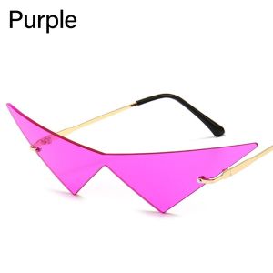 MASTERYX Fashion Oversized Hip Hop Ocean Lens Sunglasses Sun Glasses Eyewear Women Triangle Sunglasses