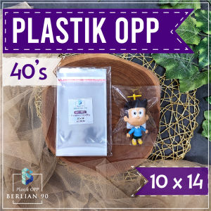 Plastik OPP Lem 10x14 cm 40s Micron Isi 100 lembar