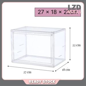 Transparent Display Box Labubu Display Box Handbag Storage Organizer Acrylic Display Box Stackable Box 手办收纳盒