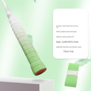 SKJK Non-slip Badminton Racket Handle Grip Sweatband Tape Winding Tennis Racket Rubber Grip Gradient Overgrip Racquet Supplies