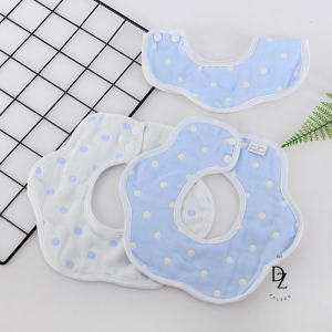 【READY STOCK】Premium Baby Bib 6 layers 100% Cotton Pattern Series 6层全棉宝宝口水巾图腾系列 (BIB2)