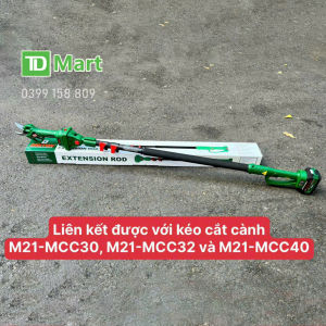 Cần Nối Dài Kéo Cắt Cành Cưa Xích Dùng Pin Dekton M21-CN252 Dài 2.52m.
