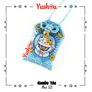 Móc Khóa Yushou Tiền Tài - Mẫu 53 (Kiểu Omamori) Có sẵn